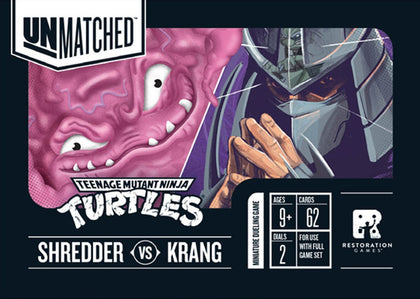 Unmatched Adventures Teenage Mutant Ninja Turtles Shredder and Krang