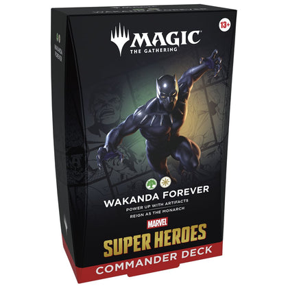 MTG Magic The Gathering - Marvel Super Heroes - Commander Deck Wakanda Forever