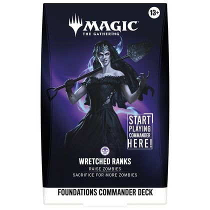 Magic The Gathering Foundations Commander Deck Wretched Ranks