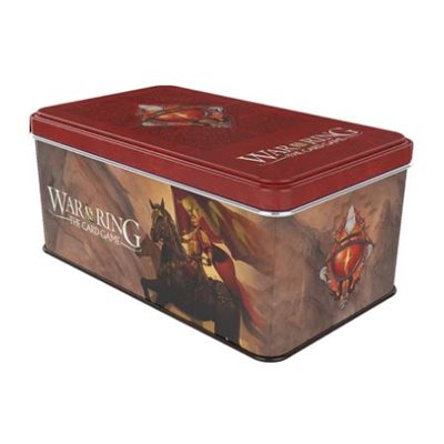 War Of The Ring The Card Game Shadow Card Box and Sleeves (Red Bannerman) - Collector's Avenue