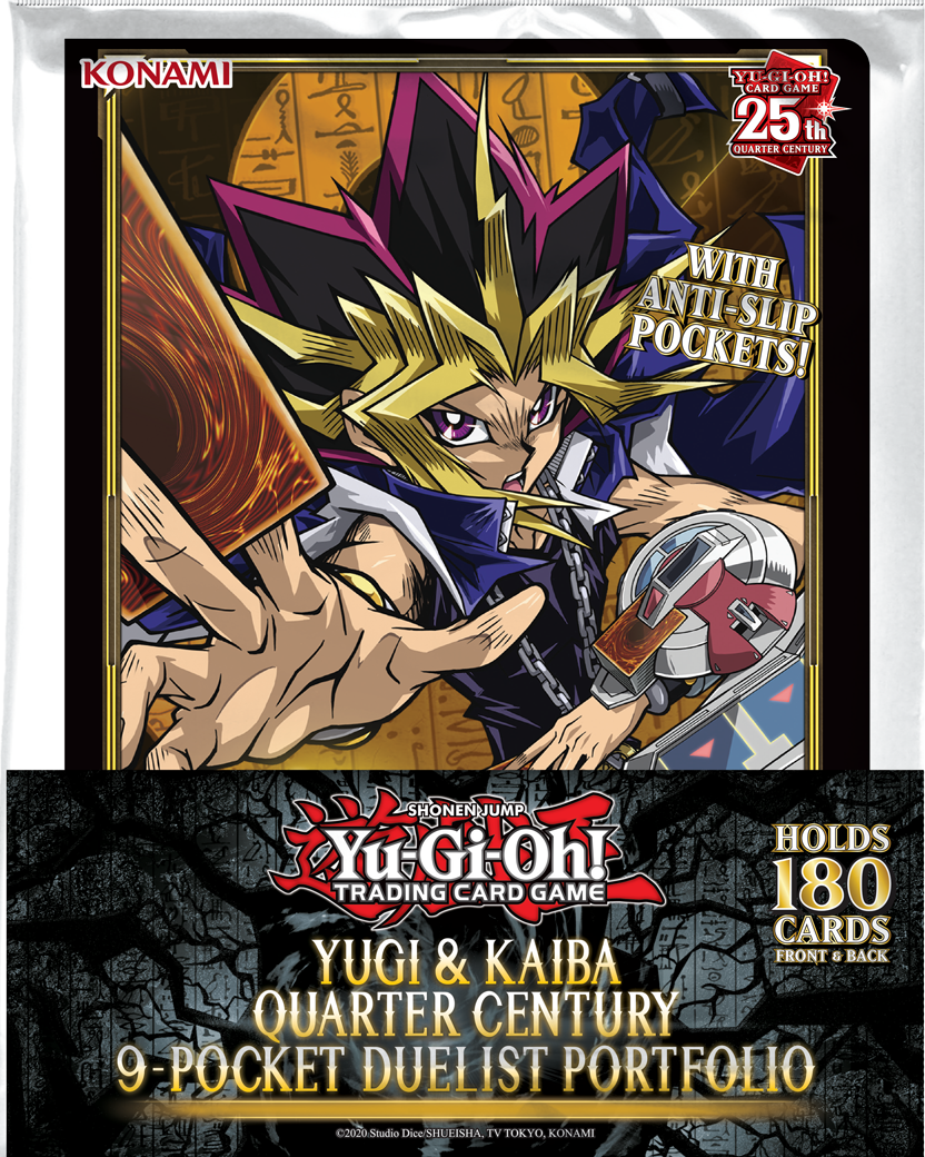 Yu-Gi-Oh! Yugi & Kaiba Quarter Century 9-Pocket Duelist Portfolio - Collector's Avenue