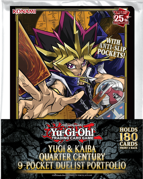 Yu-Gi-Oh! Yugi & Kaiba Quarter Century 9-Pocket Duelist Portfolio