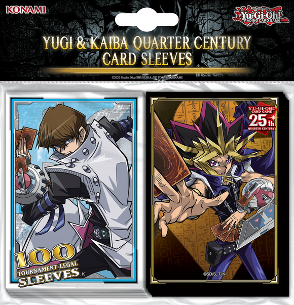 Yu-Gi-Oh! Yugi & Kaiba Quarter Century TCG Card Sleeves