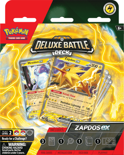 Pokemon - Deluxe Battle Deck - Zapdos ex - Collector's Avenue