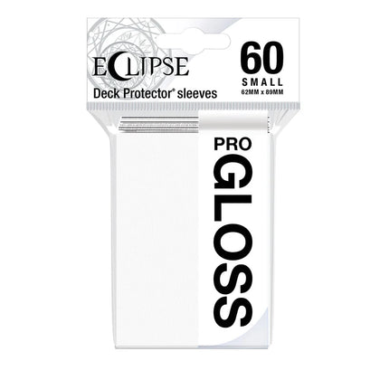 Ultra PRO Small Deck Protectors 60ct Pro Gloss Eclipse Artic White