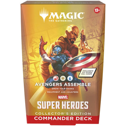 MTG Magic The Gathering - Marvel Super Heroes - Collector's Edition - Commander Deck Avengers Assemble