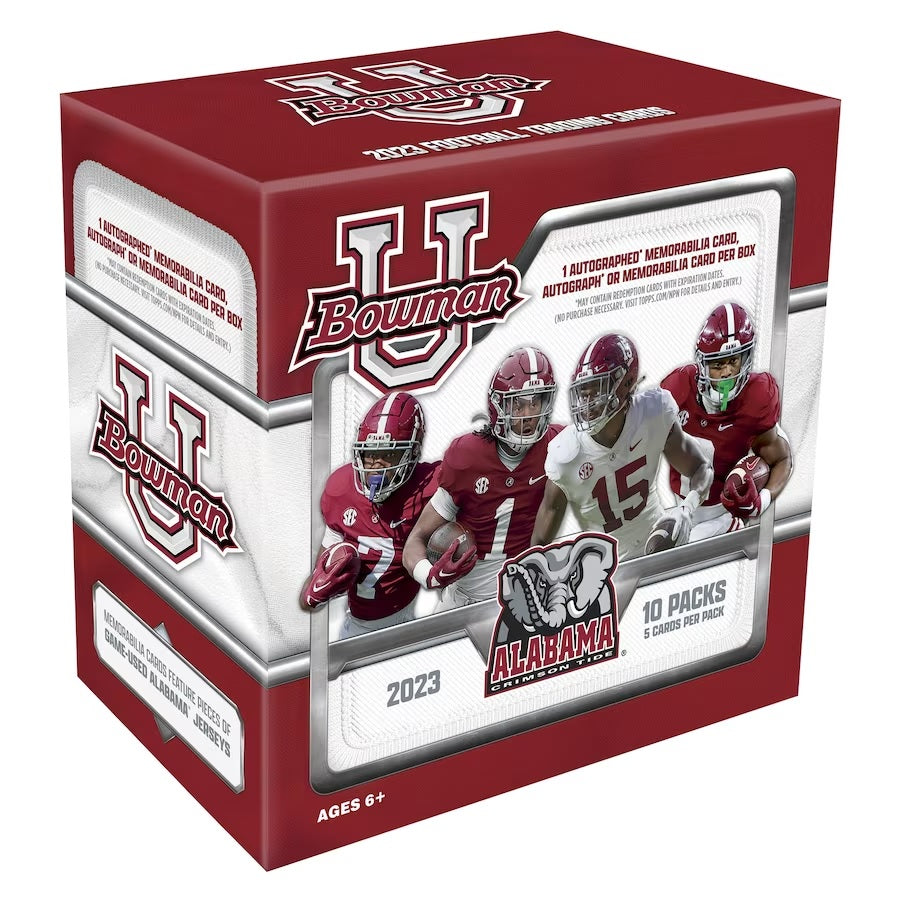 2023 Bowman University Alabama Football Box - Collector's Avenue