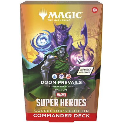 MTG Magic The Gathering - Marvel Super Heroes - Collector's Edition - Commander Deck Doom Prevails