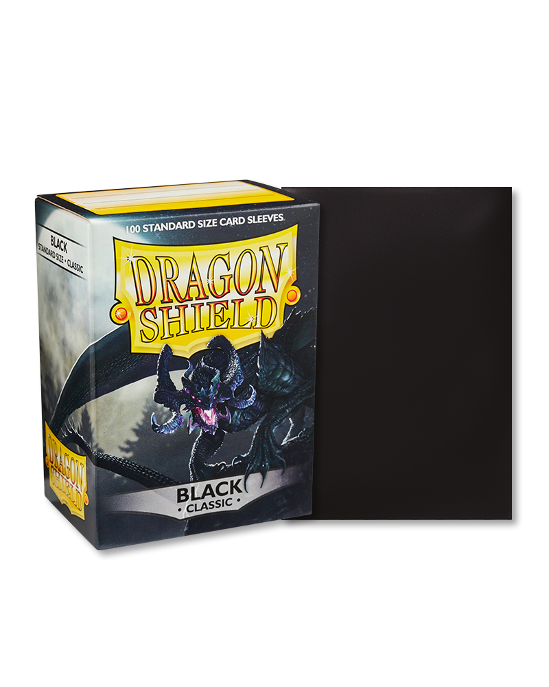 Dragon Shield Classic - standard size - 100 ct. Black - Collector's Avenue