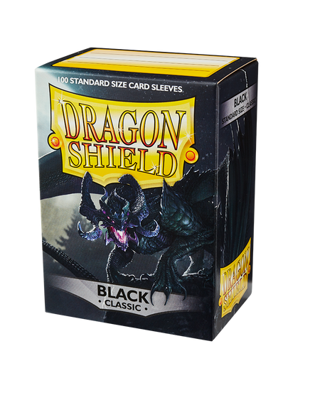 Dragon Shield Classic - standard size - 100 ct. Black - Collector's Avenue