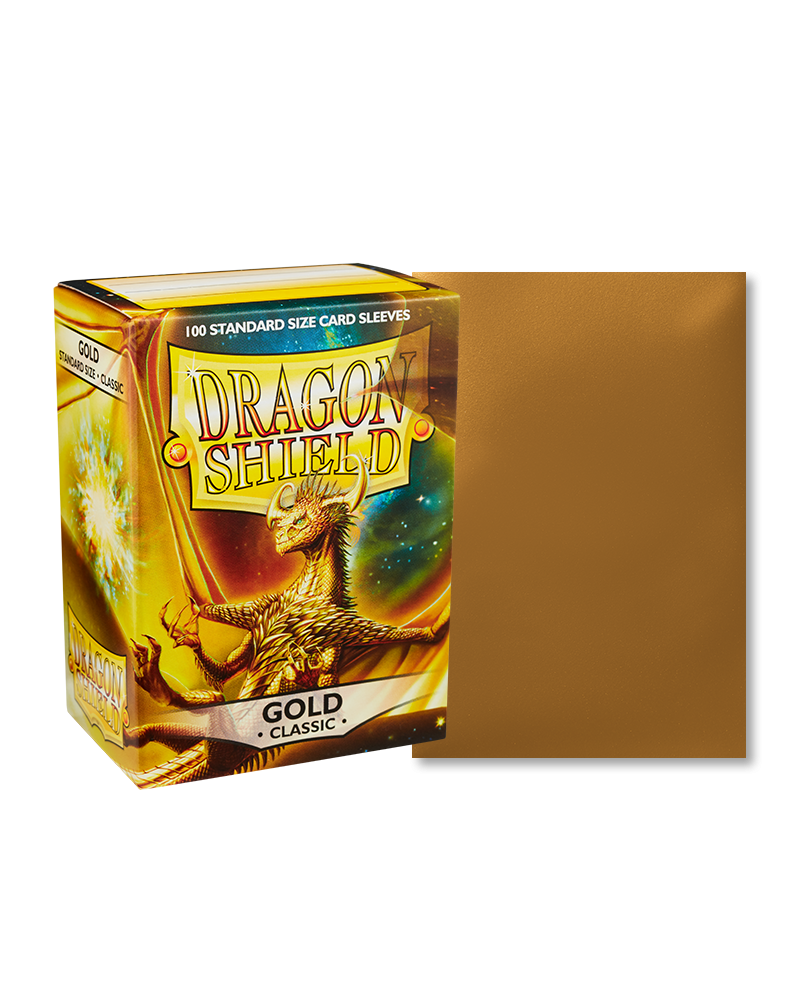 Dragon Shield Classic - standard size - 100 ct. Gold - Collector's Avenue