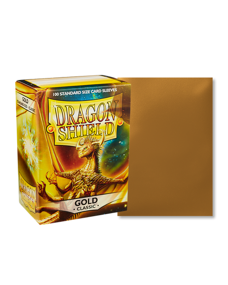 Dragon Shield Classic - standard size - 100 ct. Gold - Collector's Avenue