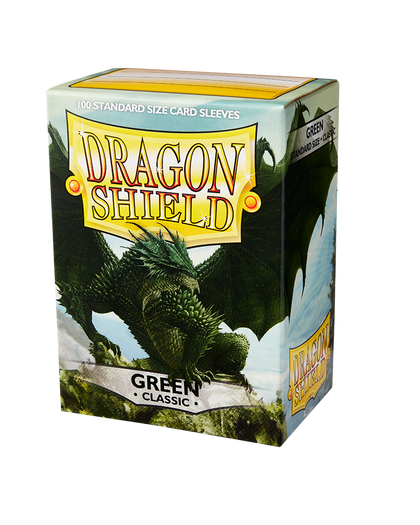 Dragon Shield Classic - standard size - 100 ct. Green - Collector's Avenue