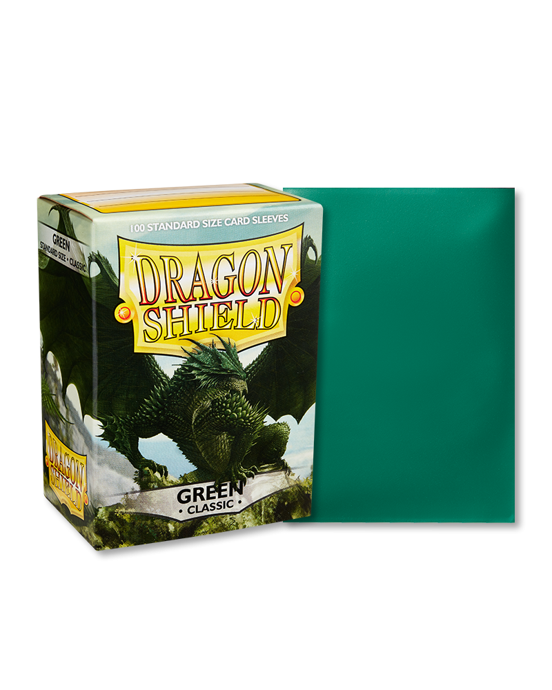 Dragon Shield Classic - standard size - 100 ct. Green - Collector's Avenue