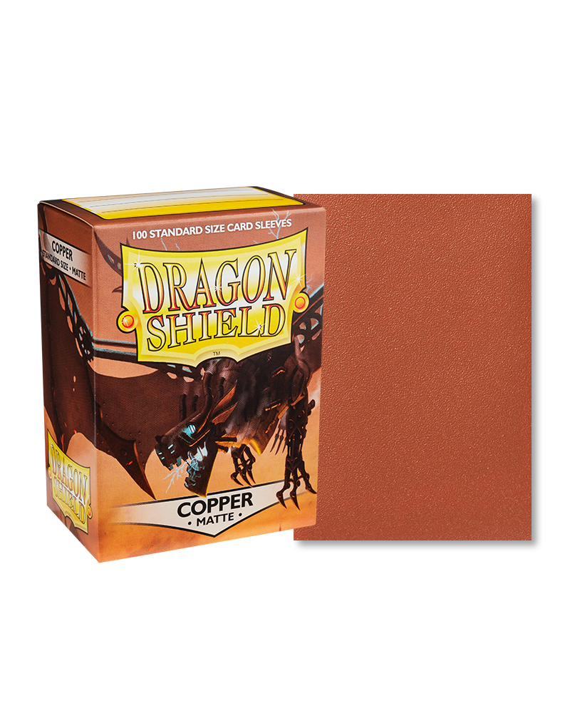 Dragon Shield Matte Standard Size 100 ct. Copper - Collector's Avenue