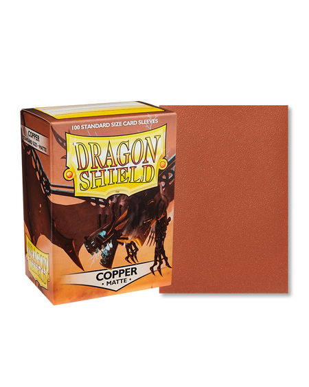 Dragon Shield Matte Standard Size 100 ct. Copper - Collector's Avenue