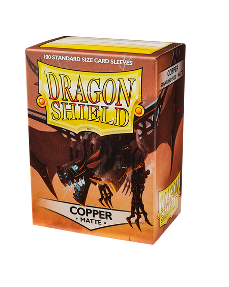 Dragon Shield Matte Standard Size 100 ct. Copper - Collector's Avenue