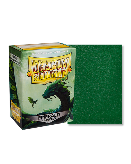 Dragon Shield Matte Standard Size 100 ct. Emerald - Collector's Avenue