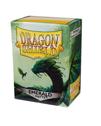 Dragon Shield Matte Standard Size 100 ct. Emerald - Collector's Avenue