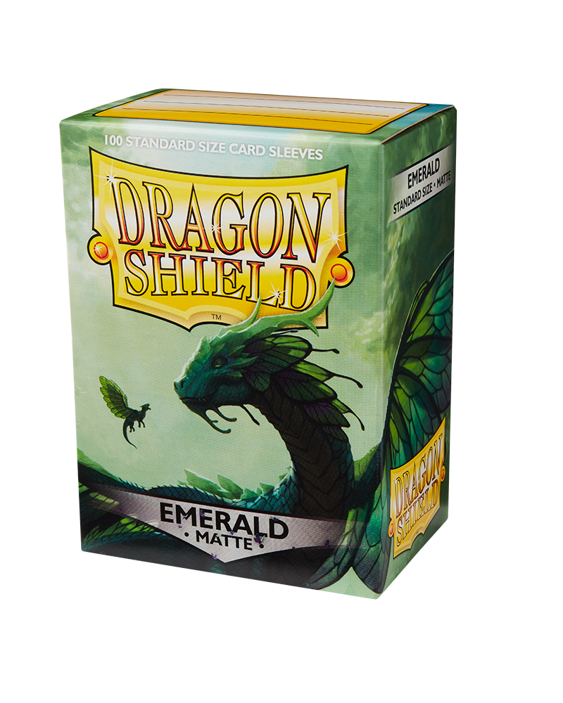 Dragon Shield Matte Standard Size 100 ct. Emerald - Collector's Avenue