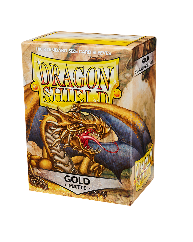 Dragon Shield Matte Standard Size 100 ct. Gold - Collector's Avenue