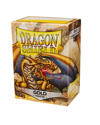 Dragon Shield Matte Standard Size 100 ct. Gold - Collector's Avenue