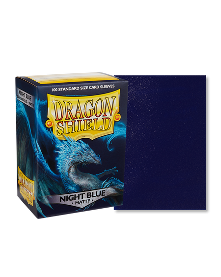 Dragon Shield Matte Standard Size 100ct. Night Blue - Collector's Avenue