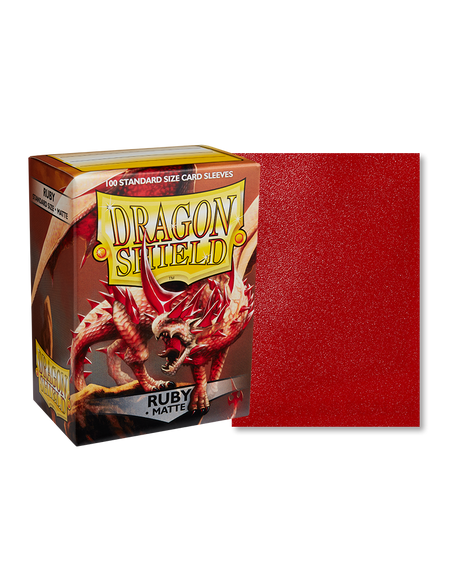 Dragon Shield Matte Standard Size 100 ct. Ruby - Collector's Avenue