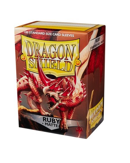 Dragon Shield Matte Standard Size 100 ct. Ruby - Collector's Avenue