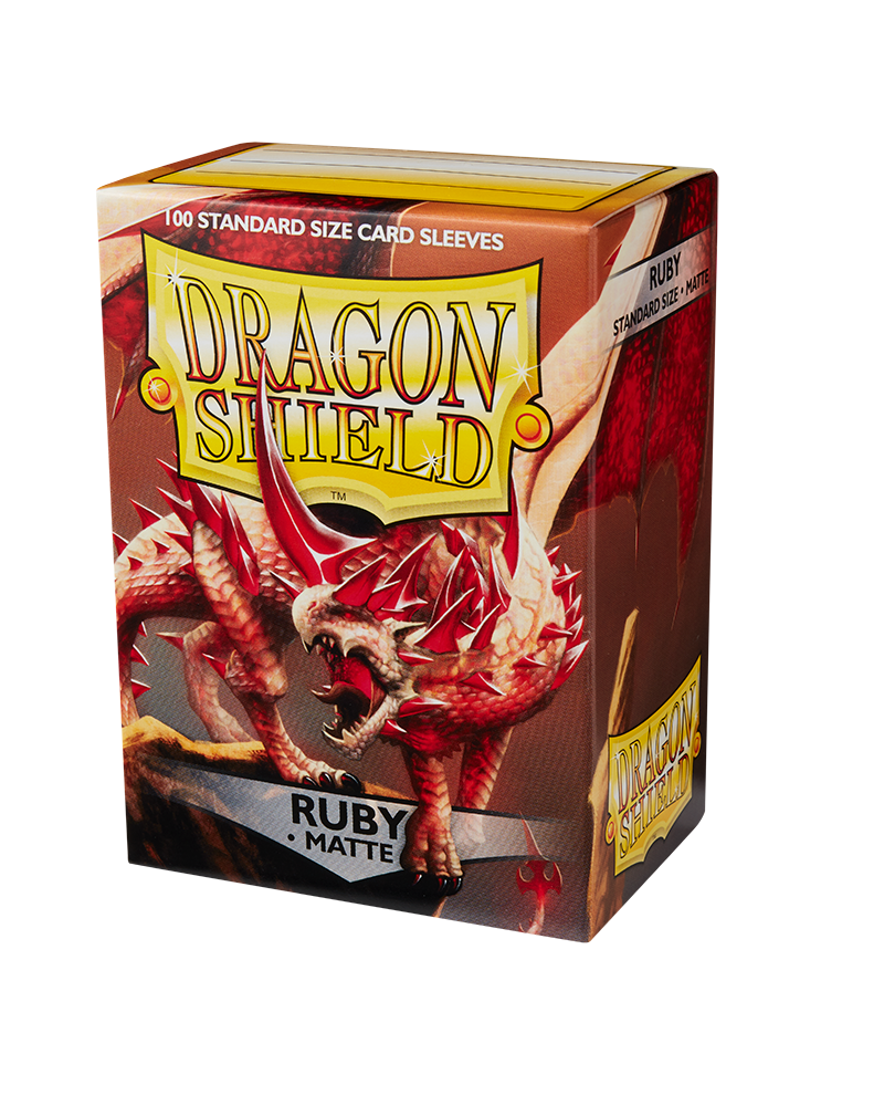 Dragon Shield Matte Standard Size 100 ct. Ruby - Collector's Avenue