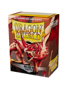 Dragon Shield Matte Standard Size 100 ct. Ruby
