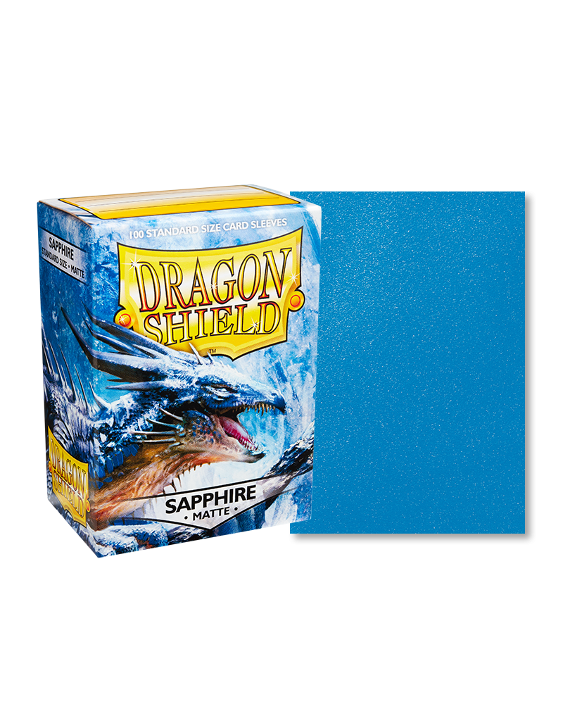 Dragon Shield Matte Standard Size 100 ct. Sapphire - Collector's Avenue