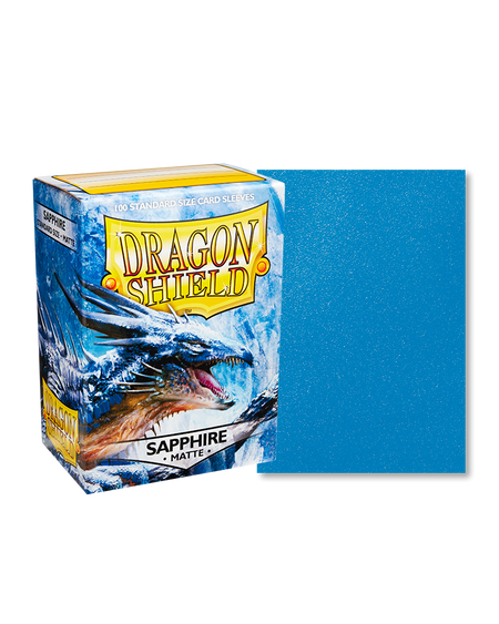 Dragon Shield Matte Standard Size 100 ct. Sapphire - Collector's Avenue