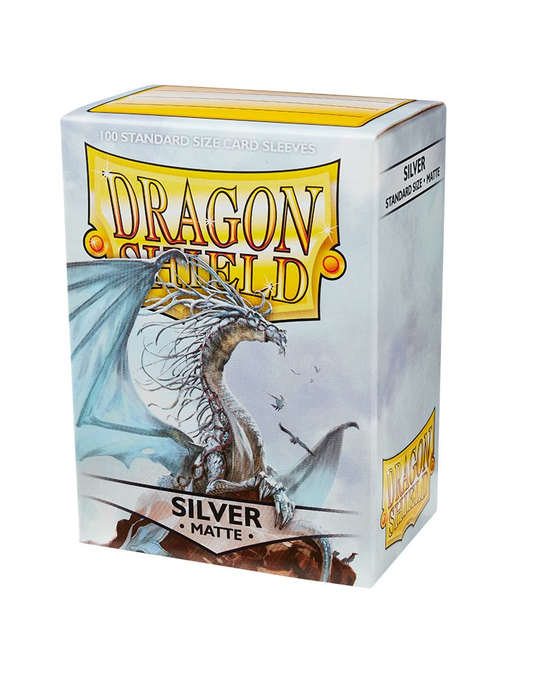 Dragon Shield Matte Standard Size 100 ct. Silver – Collector's Avenue