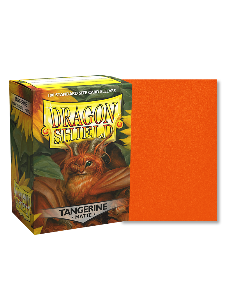 Dragon Shield Matte Standard Size 100 ct. Tangerine - Collector's Avenue