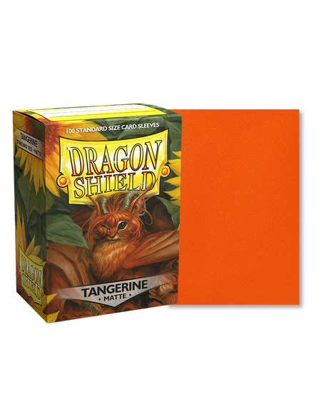 Dragon Shield Matte Standard Size 100 ct. Tangerine - Collector's Avenue