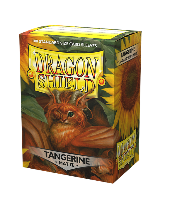 Dragon Shield Matte Standard Size 100 ct. Tangerine