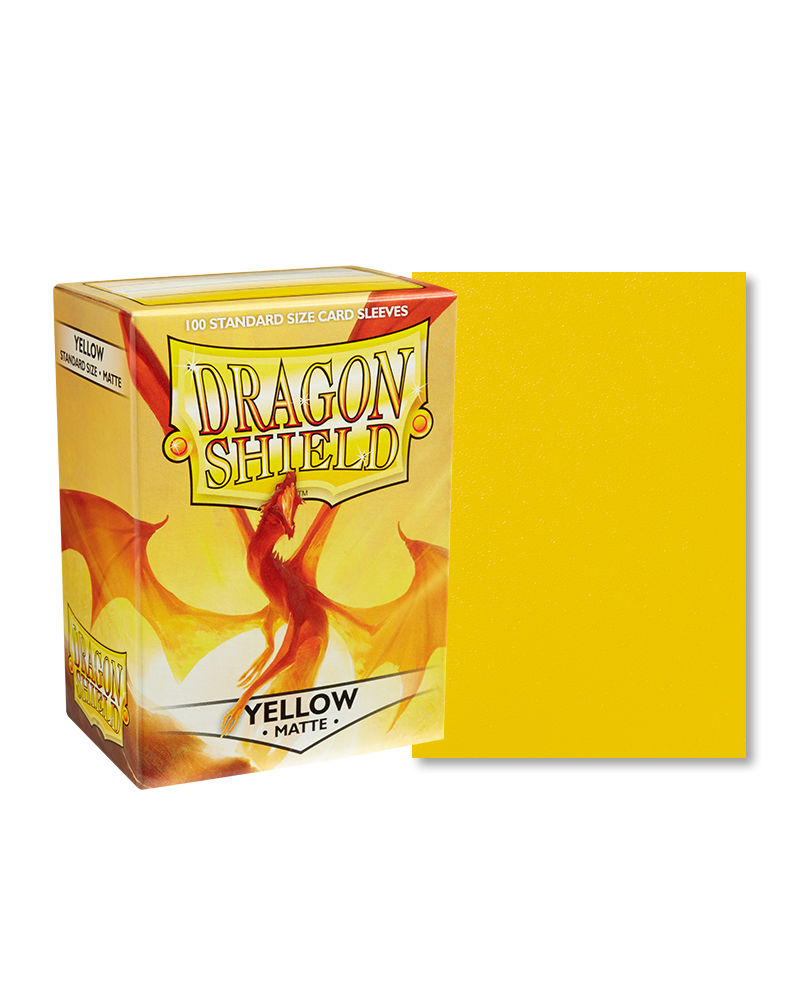 Dragon Shield Matte - standard size - 100 ct. Yellow - Collector's Avenue