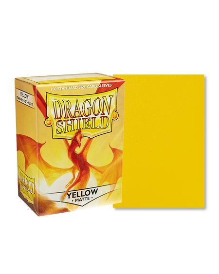 Dragon Shield Matte - standard size - 100 ct. Yellow - Collector's Avenue