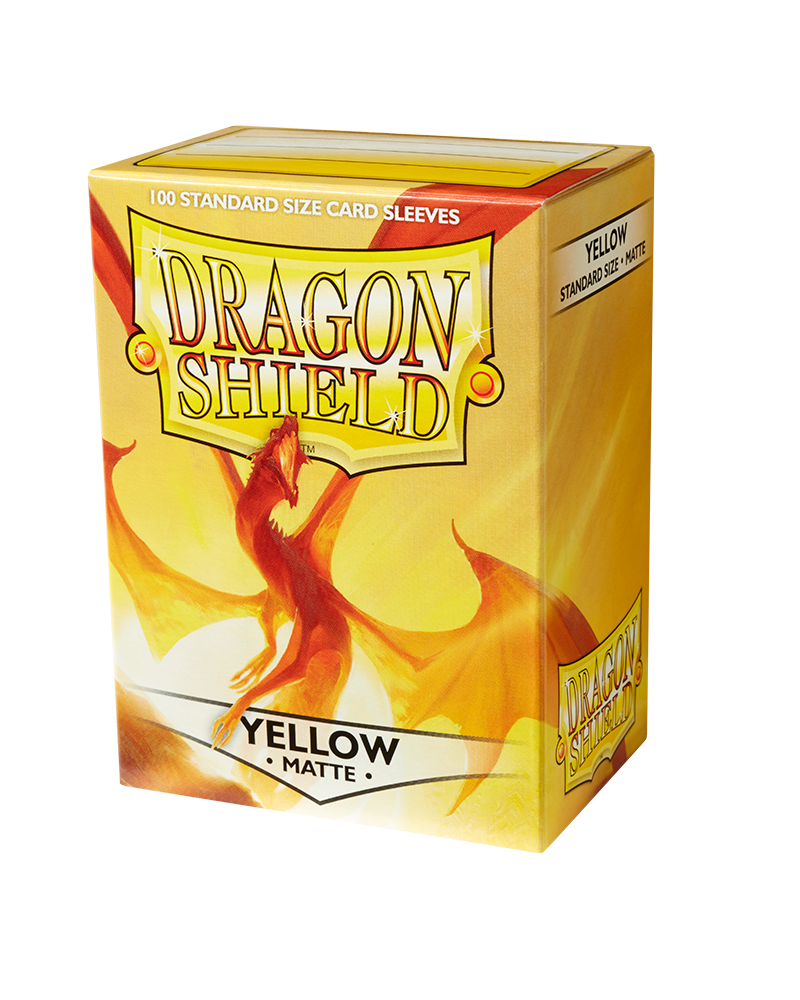 Dragon Shield Matte - standard size - 100 ct. Yellow - Collector's Avenue