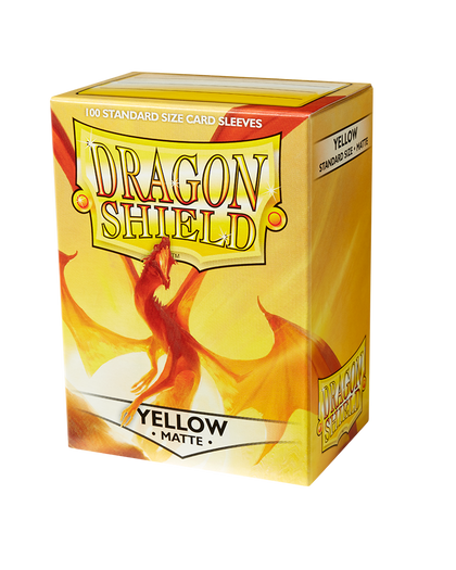 Dragon Shield Matte - standard size - 100 ct. Yellow - Collector's Avenue