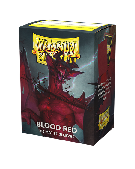 Dragon Shield Matte Standard Size 100 ct. Blood Red - Collector's Avenue