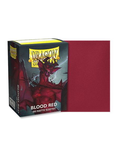 Dragon Shield Matte Standard Size 100 ct. Blood Red - Collector's Avenue