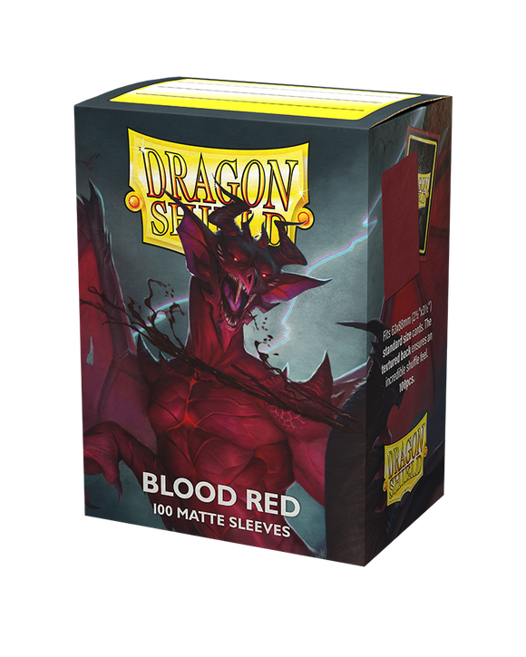 Dragon Shield Matte Standard Size 100 ct. Blood Red