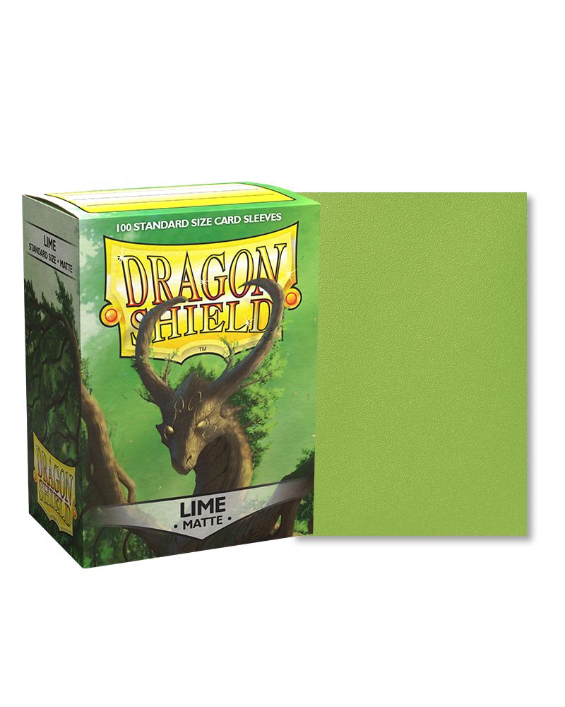 Dragon Shield Matte Standard Size 100 ct. Lime - Collector's Avenue