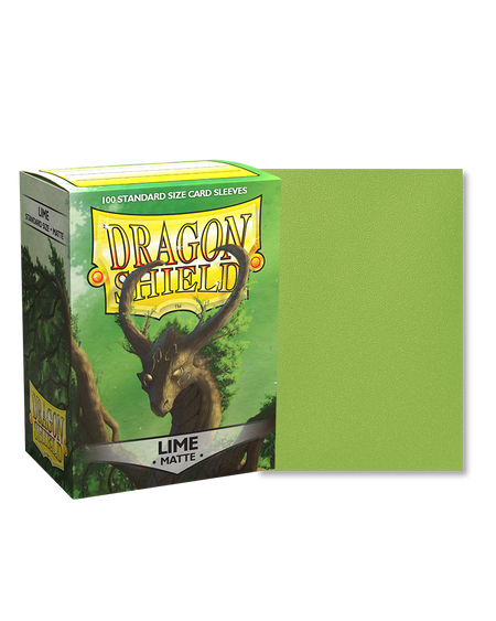 Dragon Shield Matte Standard Size 100 ct. Lime - Collector's Avenue