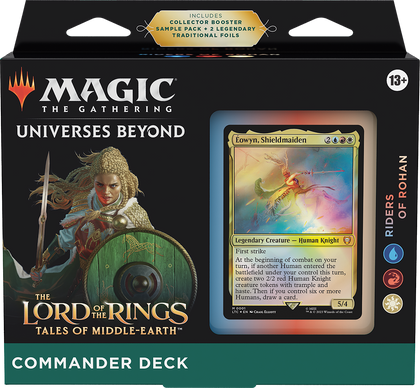 MTG Magic The Gathering Lord Of The Rings Tales Of Middle-Earth Commander Deck Riders Of Rohan - Collector's Avenue