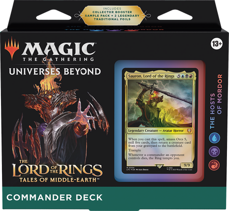 MTG Magic The Gathering Lord Of The Rings Tales Of Middle-Earth Commander Deck The Hosts Of Mordor - Collector's Avenue