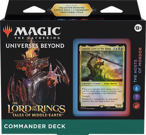 MTG Magic The Gathering Lord Of The Rings Tales Of Middle-Earth Commander Deck The Hosts Of Mordor