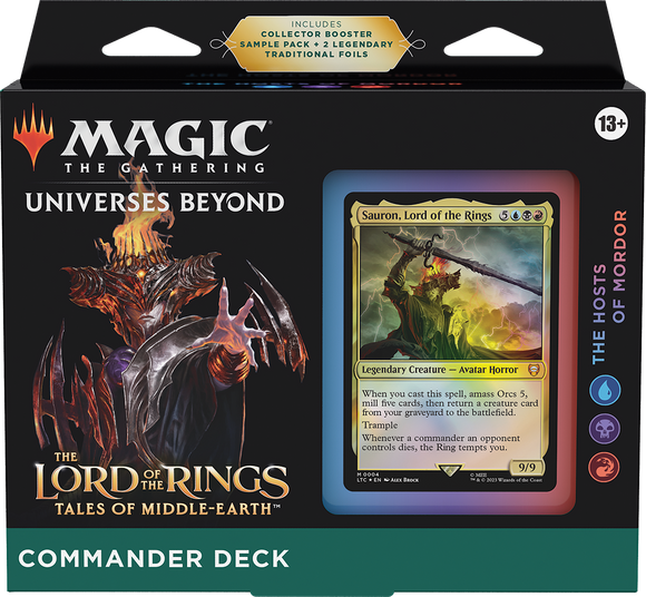 MTG Magic The Gathering Lord Of The Rings Tales Of Middle-Earth Commander Deck The Hosts Of Mordor